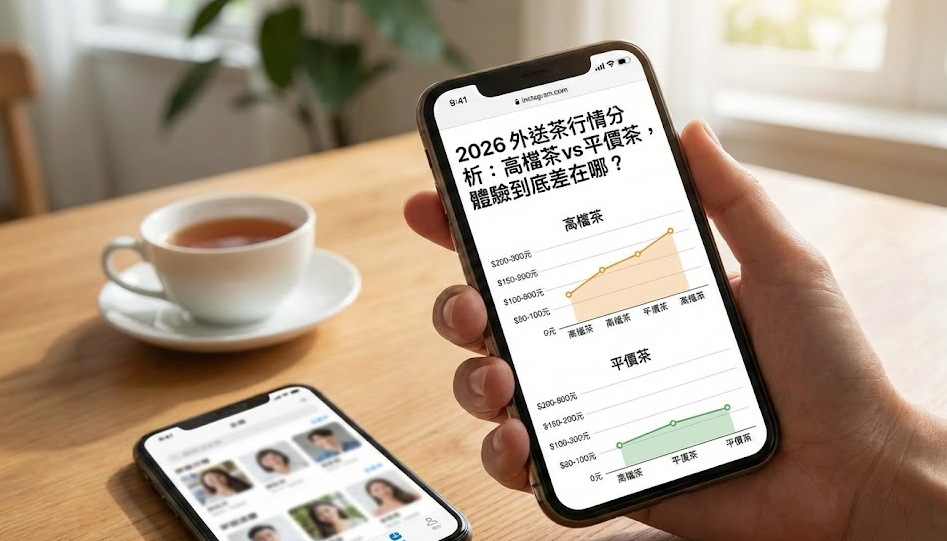 2026 外送茶行情分析：高檔茶 vs 平價茶，體驗到底差在哪？